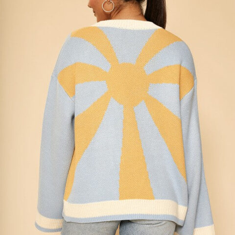 Sunburst cardigan